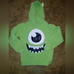 Monsters Inc Mike Green Hoodie Size M